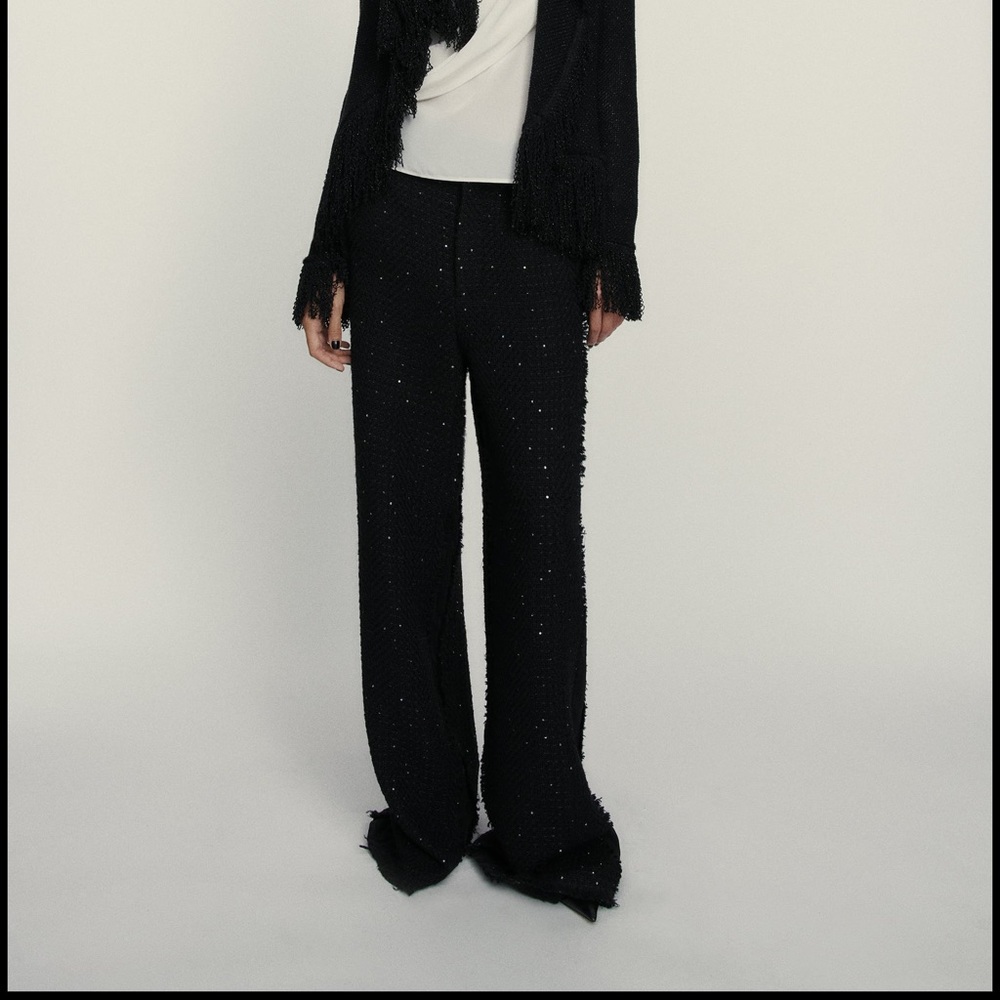 ZARA - textured pants LIMITED EDITION